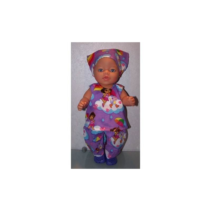 hes setje dora zomer baby born 43cm
