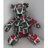 knuffel beer kerst groen 46cm