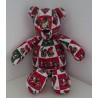 knuffel beer kerst rood 46cm
