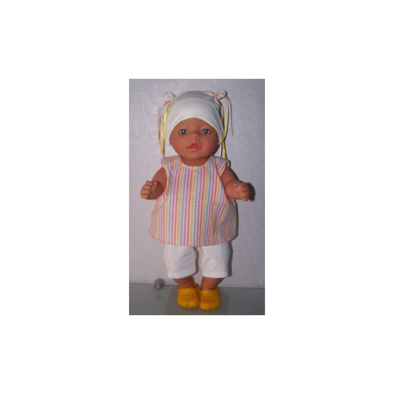 hes setje gestreept baby born 43cm