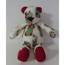 knuffel beer kerstsokken 30cm