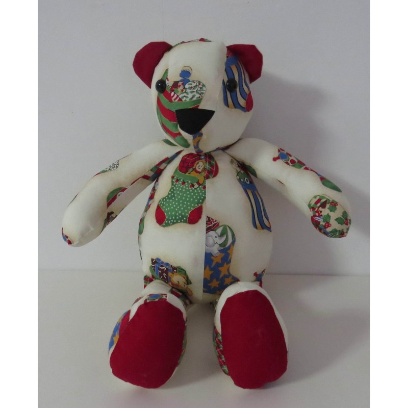 knuffel beer kerstsokken 30cm
