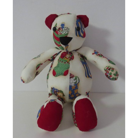 knuffel beer kerstsokken 30cm
