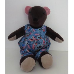 knuffel beer 36cm met stitch pakje