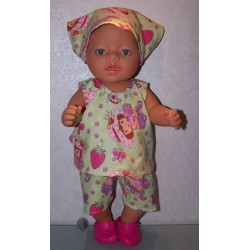 hes setje strawberry shortcake groen baby born 43cm