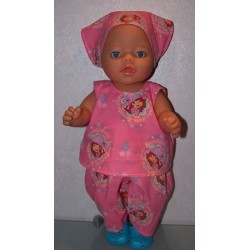hes setje strawberry shortcake tea  roze baby born 43cm