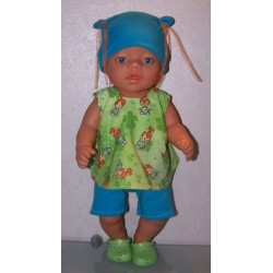 hes setje pebbels groen baby born 43cm