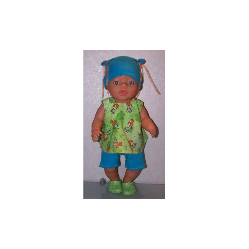 hes setje pebbels groen baby born 43cm