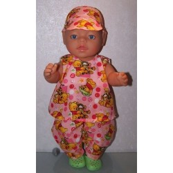 hes setje winnie the pooh roze baby born 43cm