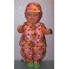 hes setje winnie the pooh roze baby born 43cm