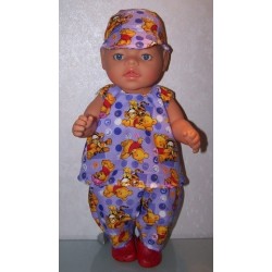 hes setje winnie the pooh lila baby born 43cm