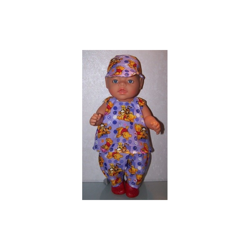 hes setje winnie the pooh lila baby born 43cm