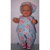 hes setje strwberry shortcake tutu baby born 43cm