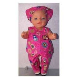 hes setje roze matroeska baby born 43cm