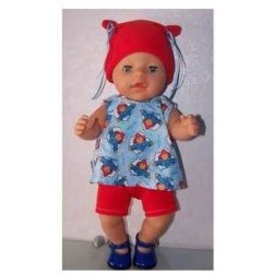 hes setje blauw beertje padigton baby born 43cm