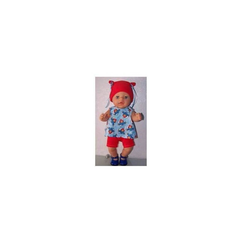 hes setje blauw beertje padigton baby born 43cm