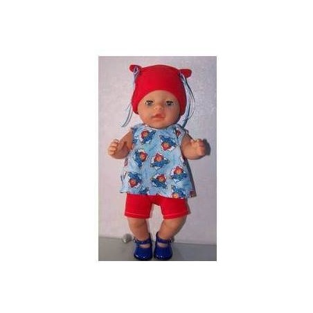 hes setje blauw beertje padigton baby born 43cm
