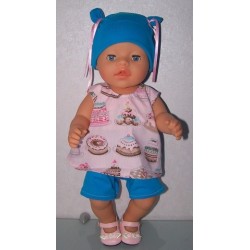 hes setje roze taartjes baby born 43cm