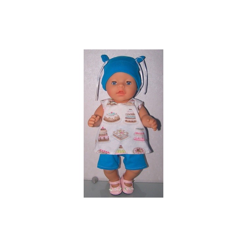 hes setje wit taartjes baby born 43cm