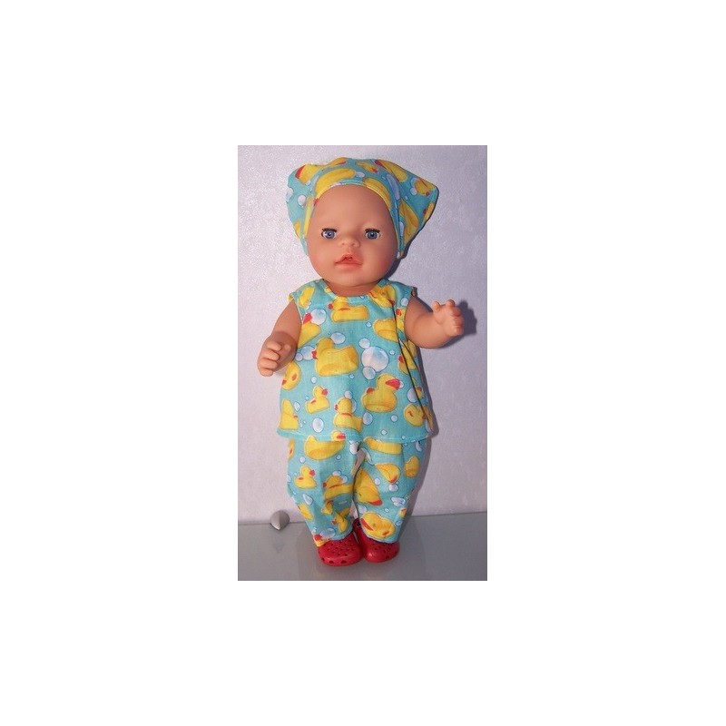 hes setje mint eendjes baby born 43cm