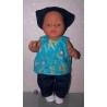hes setje tinkerbell blauw baby born 43cm