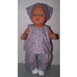 hes setjelila bloemen  baby born 43cm