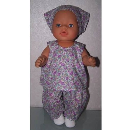 hes setjelila bloemen  baby born 43cm