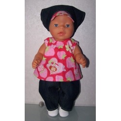hes setje strawberry shortcake aarbeien baby born 43cm