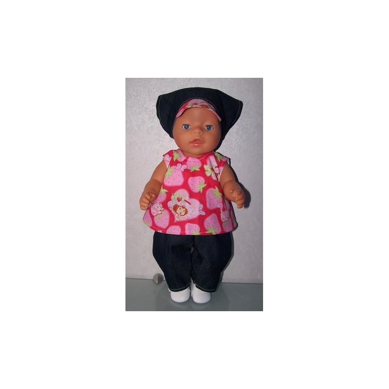 hes setje strawberry shortcake aarbeien baby born 43cm