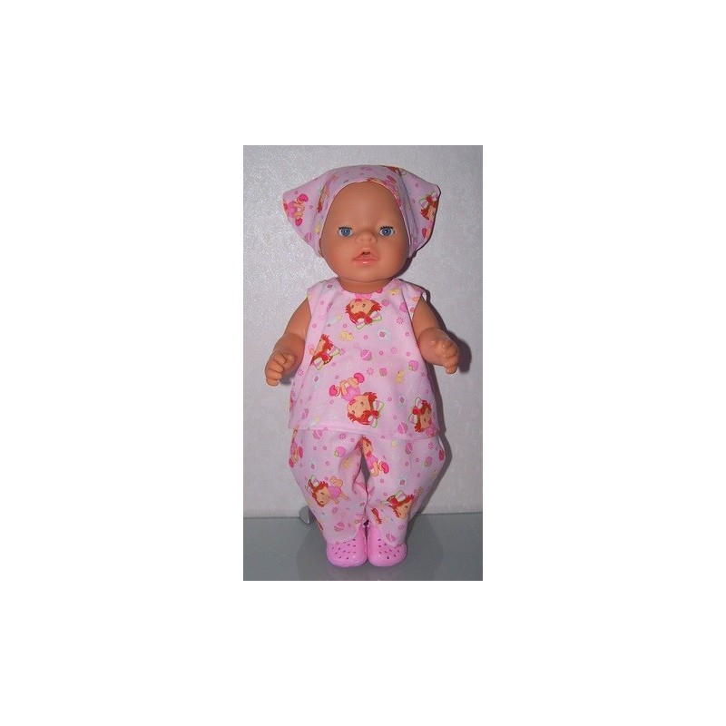 hes setje strawberry shortcake eendjes baby born 43cm