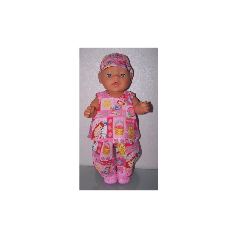 hes setje strawberry shortcake berry cool baby born 43cm