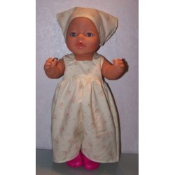 ballonbroek roosjes baby born 43cm