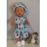 strandpakje classic cars blauw baby born 43cm