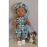 strandpakje groen verkeersborden baby born 43cm