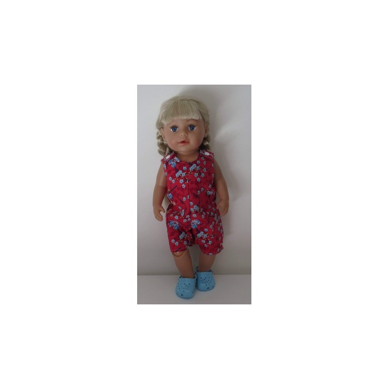 strandpakje rood baby born 43cm