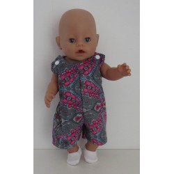 strandpakje grijs baby born 43cm