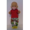 broek set kerst baby born 43cm