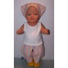 broek set gestreept baby born 43cm