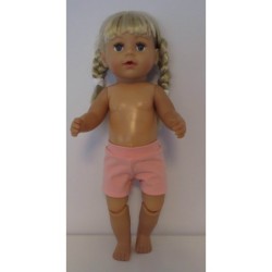 korte broek roze nr 1 baby born 43cm