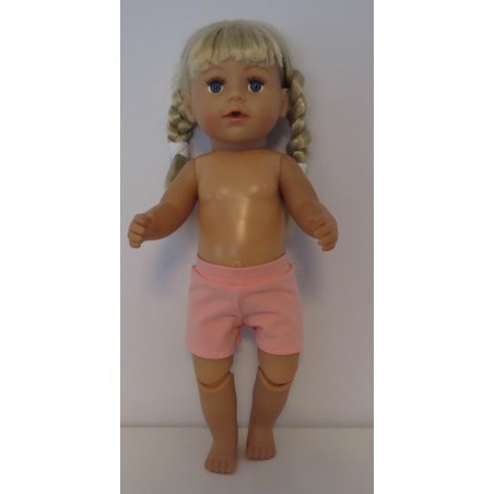 korte broek roze nr 1 baby born 43cm