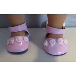 roze schoentjes  baby born little 36cm