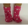 stoffen laarzen hard roze sterren baby born little 36cm