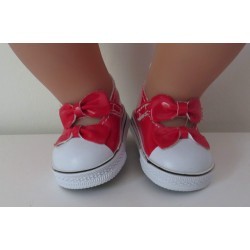 schoentjes rood baby born little 36cm