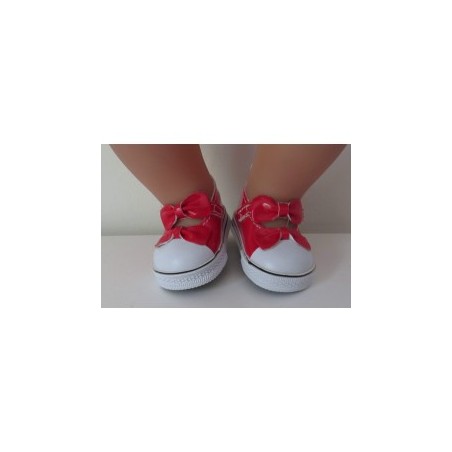 schoentjes rood baby born little 36cm