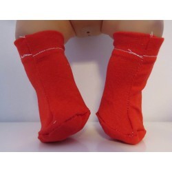 stoffen laarzen rood baby born little 36cm