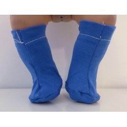 stoffen laarzen blauw baby born little 36cm