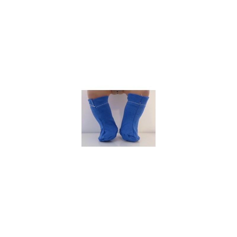 stoffen laarzen blauw baby born little 36cm