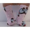 stoffen laarzen roze honden baby born little 36cm